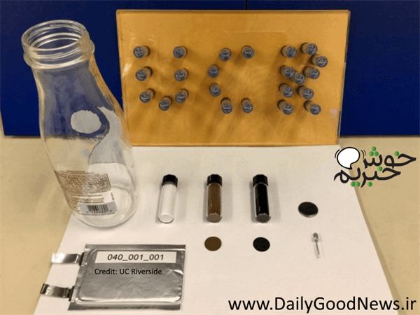 ساخت باتری از پسماند بطری‌های شیشه‌ای